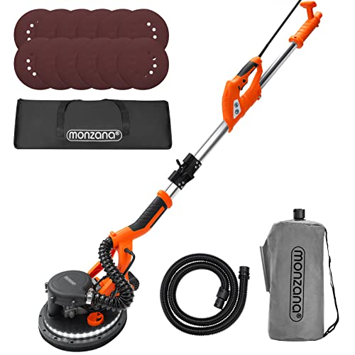 Ponceuse girafe électrique 750W pliable mural polisseuse meuleuse 12 disques