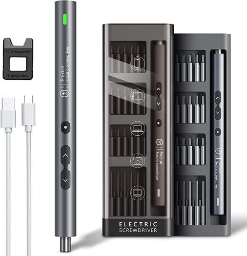 Mini Tournevis Electrique Precision, 52 en 1 Kit Tournevis de