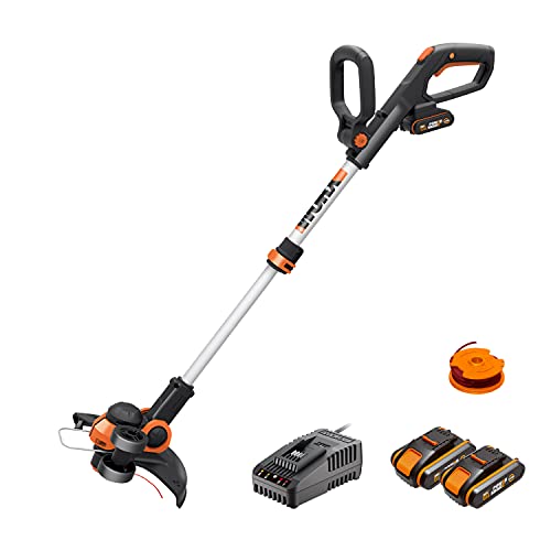 WORX Coupe Bordure sans Fil 18V(20V Max) avec 2pcs Batterie