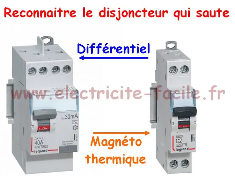 Disjoncteur qui saute et ne se remet pas Comment faire
